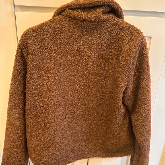 Time and Tru Cozy Brown Coat - Picture 7 of 7